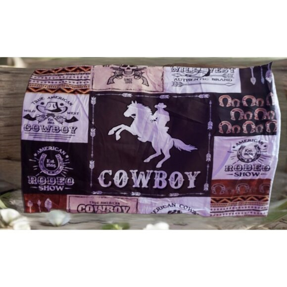 Does Not Apply Other - Western Comforter Set Queen Size 88Lx84W Horse Cowboy Bedding  2 Standard Pillow